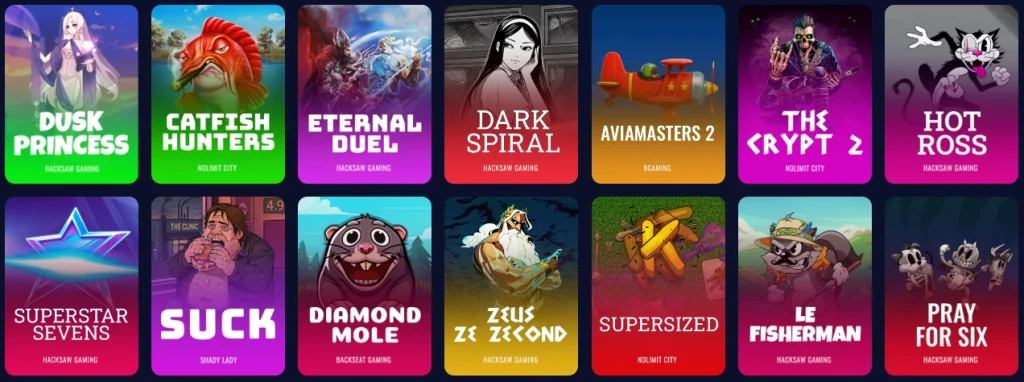 Voorbeeld van een affiliate-landingspagina voor Lamba casino